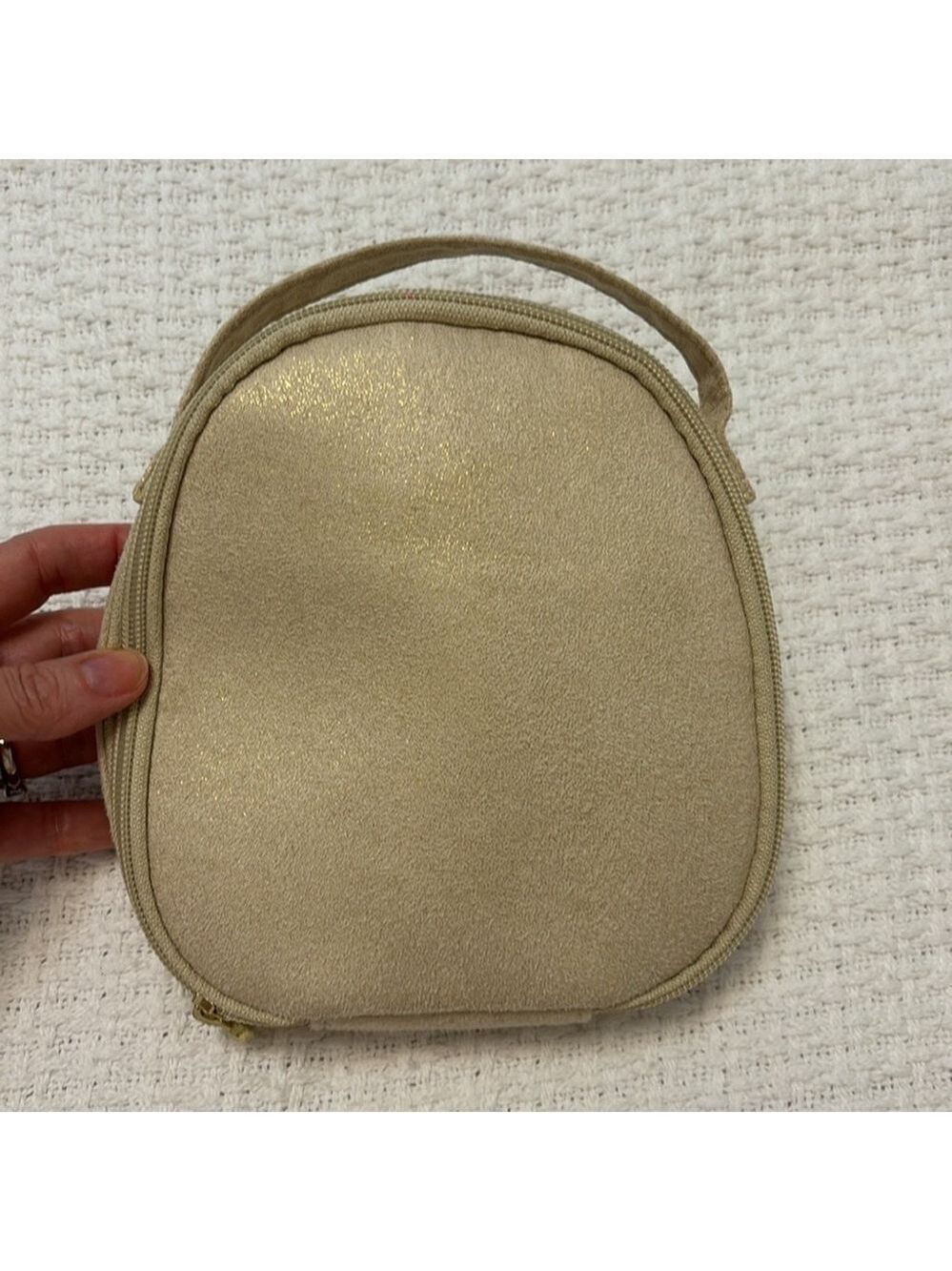 BVLGARI X EMIRATES toiletry bag cosmetics case make up bag travel case cream